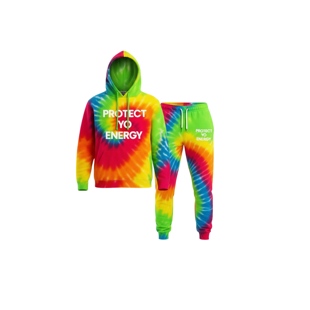 Chakra Tie Dye Sweat Suits