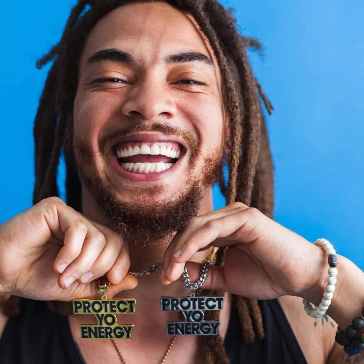 Protect Yo Energy Stainless Steel Necklace (Gold &Silver)