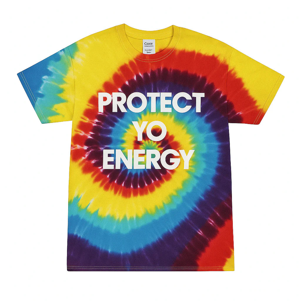 Protect Yo Energy Black Tie Dye T-Shirt