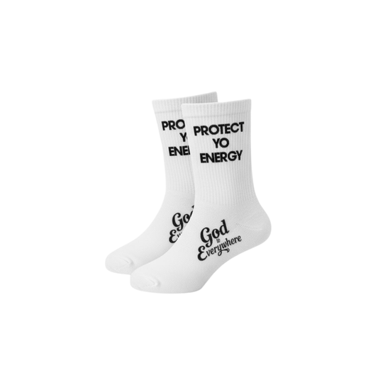 White and Black PYE Socks