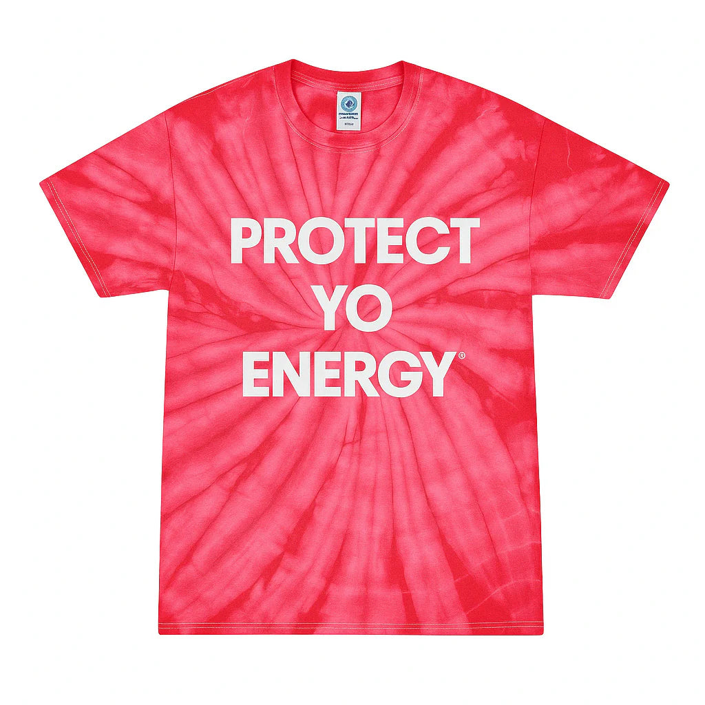 Protect Yo Energy Black Tie Dye T-Shirt