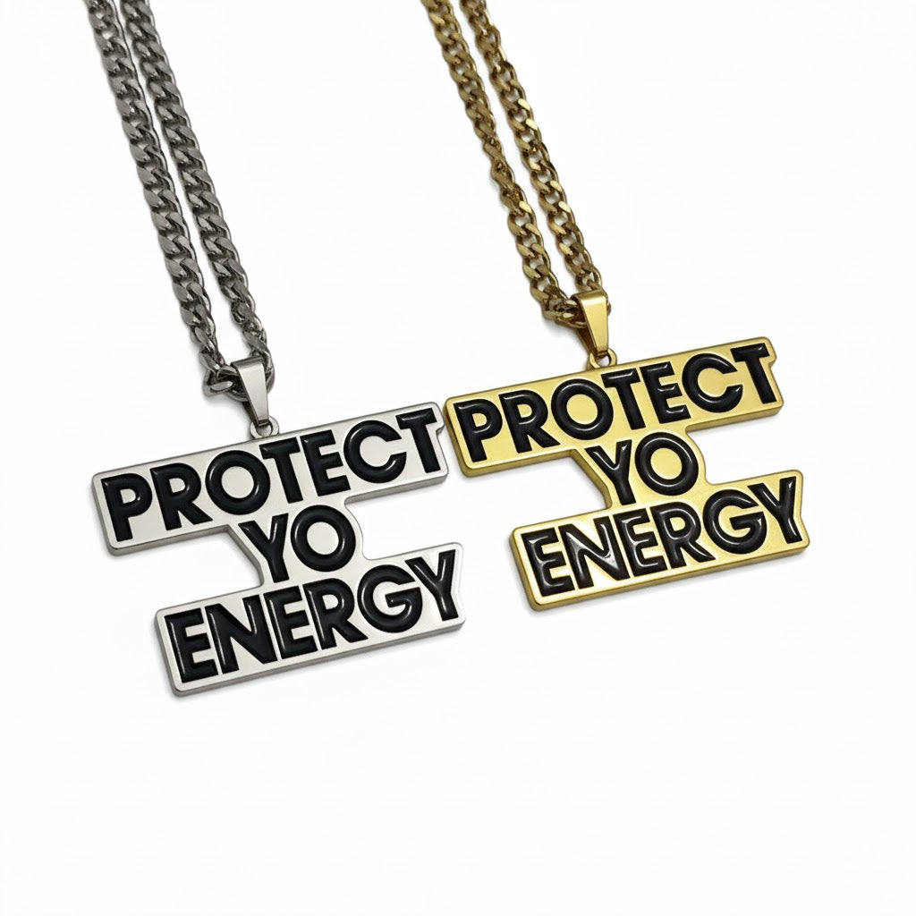 Protect Yo Energy Stainless Steel Necklace (Gold &Silver)